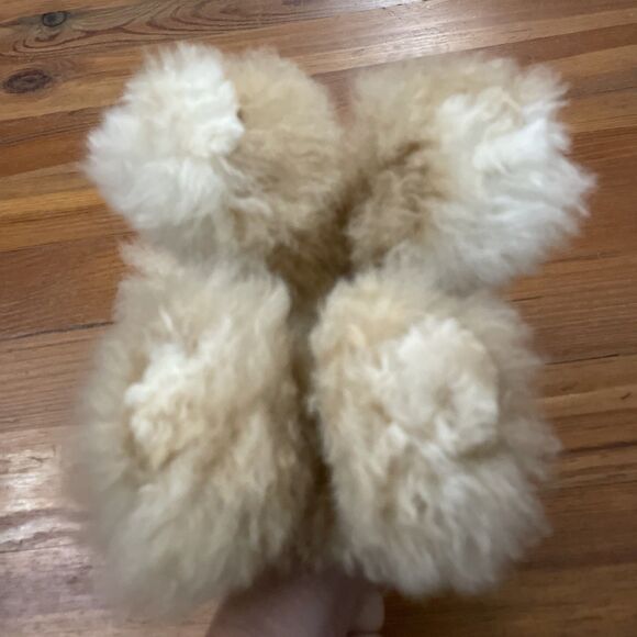 100% Alpaca Poodle Dog Stuffed Animal Peru Plush - Picture 9 of 13